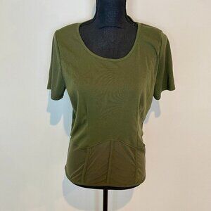 Ashley Stewart NWT Olive Shirt Size 14/16